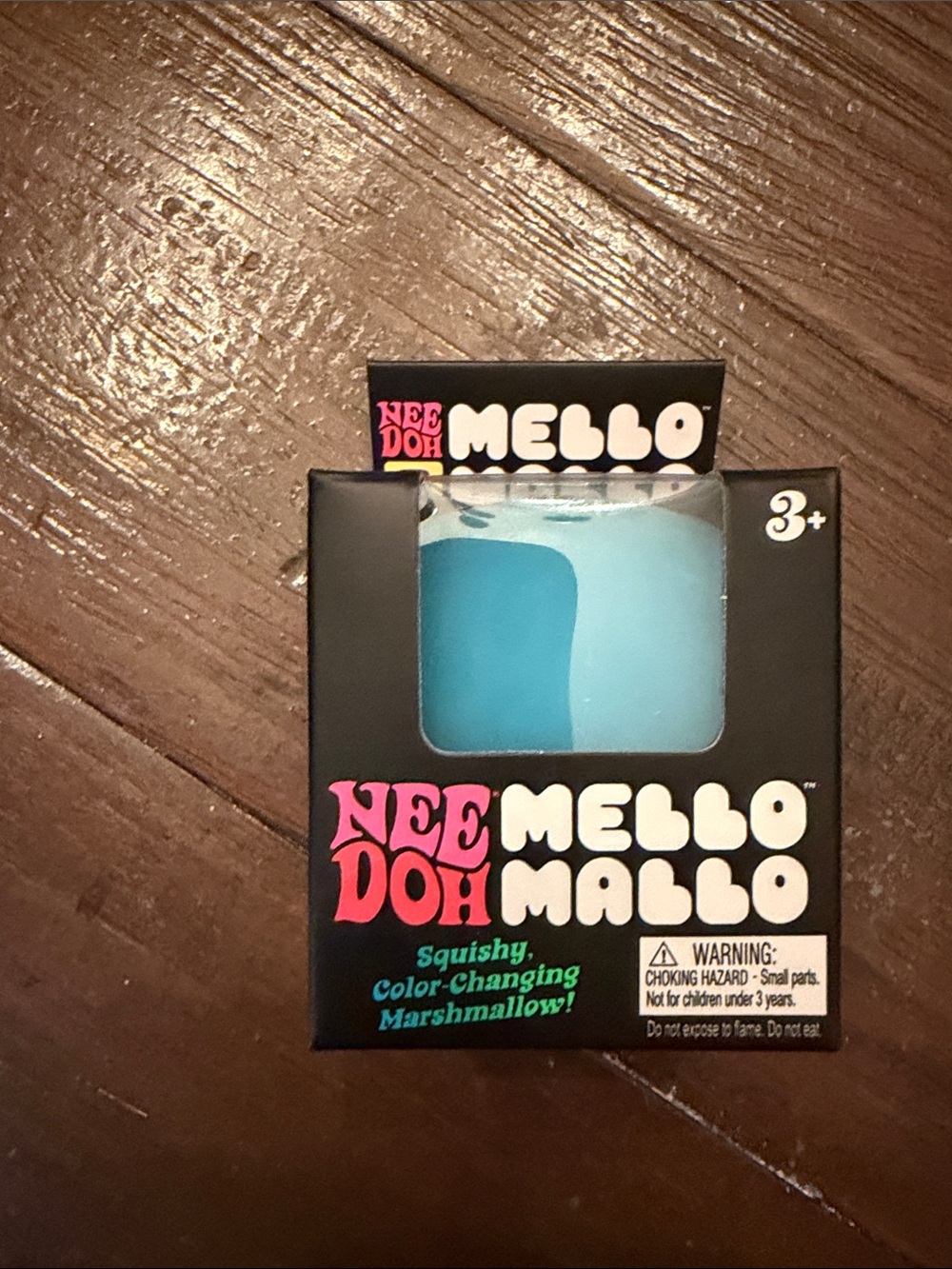 NeeDoh Mello Mallo Color-Changing Marshmallow Toy - Blue